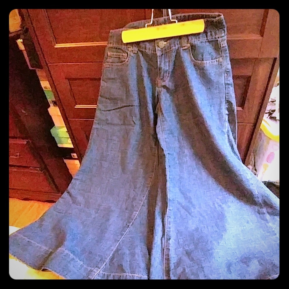 Denim culottes